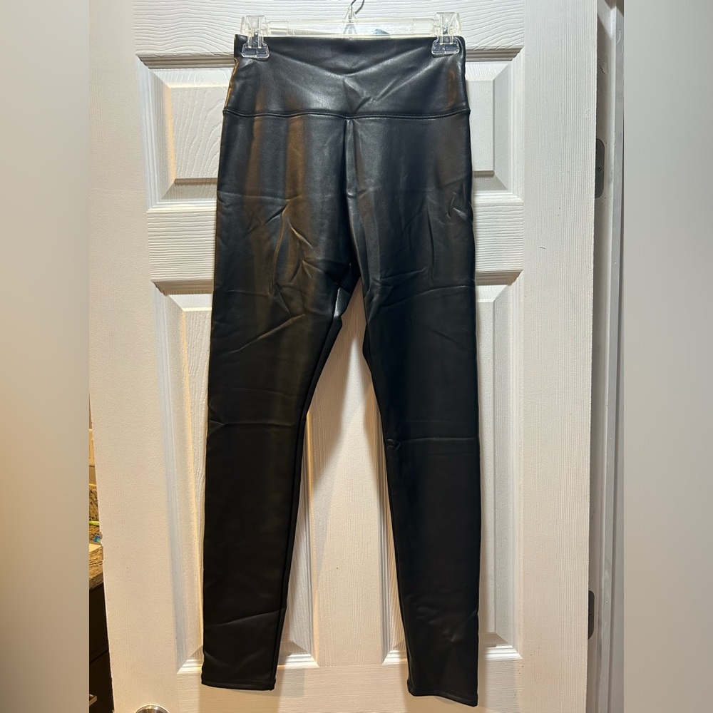Hollister Ultra High Rise Feau Leather size small